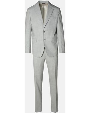 Brian Dales Wool Suit - Gray