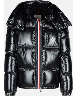 Moncler 'Montbeliard' Nylon Down Jacket - Black