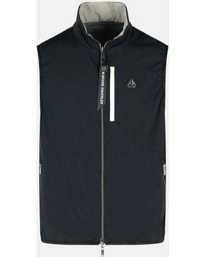 Moose Knuckles 'dominion' Nylon Blend Vest - Black