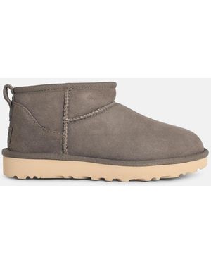 UGG 'Classic Ultra Mini' Suede Boots - Gray
