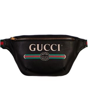 Gucci Marsupio Print misura piccola - Nero