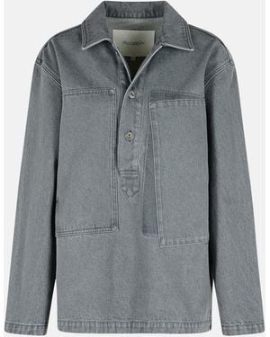 JW Anderson 'Rugby' Denim Shirt - Gray