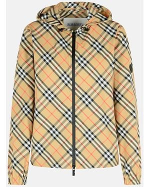 Burberry Giacca 'Salcombe' Con Cappuccio - Metallizzato