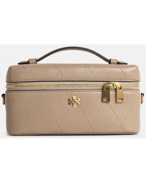 Tory Burch Beauty Case 'Charlie' Mini - Neutro