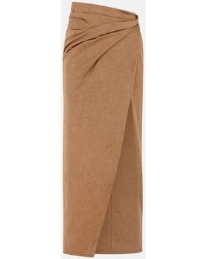 DIESEL De-Dasli Cotton Skirt - Natural