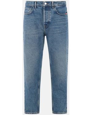 AMISH 'Jeremiah' Cotton Jeans - Blue