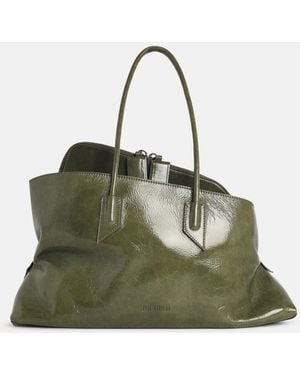 The Attico Medium 'La Passeggiata' Leather Bag - Green
