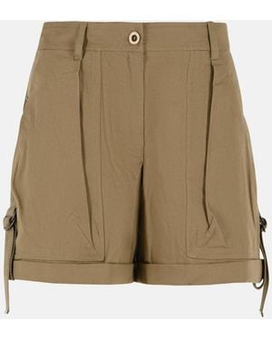 Isabel Marant 'Boniza' 'Kaki' Cotton Shorts - Natural
