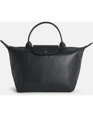 Longchamp Bag With Leather 's Le Pliage Xtra' Handle - Black