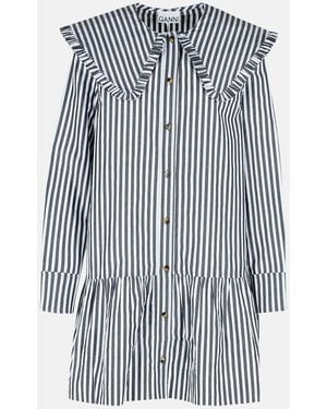 Ganni Cotton Dress - Blue