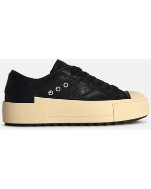 Philippe Model 'Paris' Leather Sneakers - Black