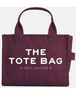 Marc Jacobs Small 'Tote' Dark Plum Tela Bag - Purple