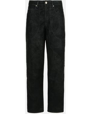 Isabel Marant 'Kelvina' Faux Leather Pants - Black