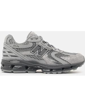 New Balance '1954' Mesh And Suede Sneakers - Gray