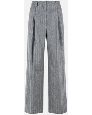 THE LATEST 'Axel' Wool Blend Pants - Gray