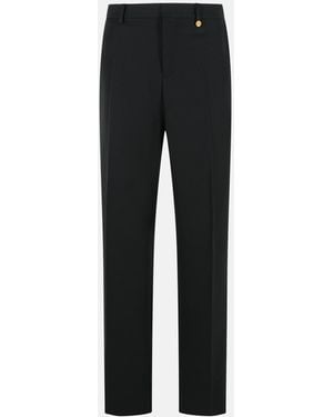 Versace Virgin Wool Pants - Black