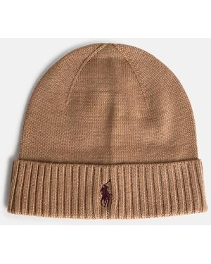 Polo Ralph Lauren Wool Beanie - Natural