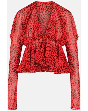 KHAITE Blusa Tylar - Rosso