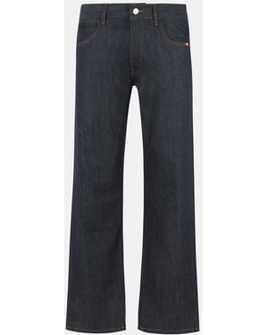 AMISH 'James' Dark Cotton Jeans - Blue