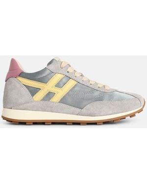 Hogan 'H699' Light Leather Blend Sneakers - White