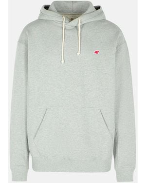 New Balance Gray Cotton Sweatshirt