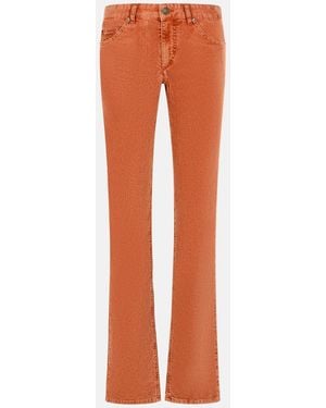 Isabel Marant Marant Étoile Rust Cotton Blend Pants - Orange