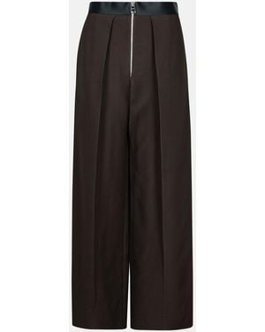 KHAITE 'marine' Viscose Blend Pants - Black