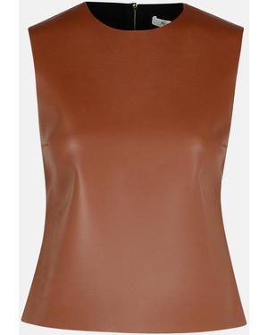 JW Anderson Leather Tank Top - Brown