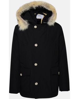 Woolrich Artic Anorak Cotton Blend Parka - Black