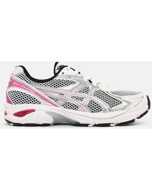 Asics 'Gt-2160' Mesh And Raspberry Sneakers - White