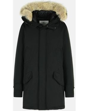 Woolrich 'Polar' Cotton Blend Parka - Black