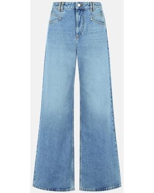 Isabel Marant 'Lemony' Cotton Jeans - Blue