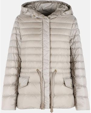 Moncler 'Raies' Light Polyamide Down Jacket - Natural