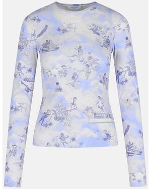 Off-White c/o Virgil Abloh T-Shirt - Blu