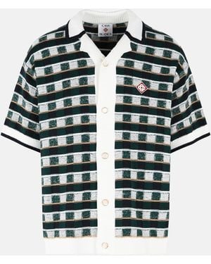 CASABLANCA Camicia 'Mosaic' - Bianco