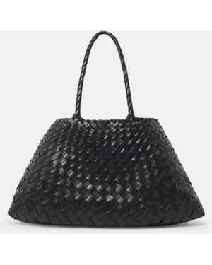 Dragon Diffusion 'Santa Croce Big' Leather Bag - Black