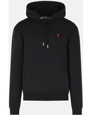 Ami Paris Cotton Sweatshirt - Black