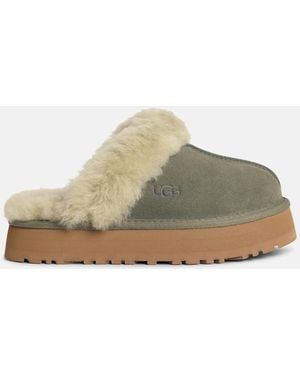 UGG 'Disquette' Musk Suede Slippers - Green