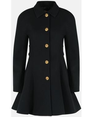 Versace Wool Coat - Black