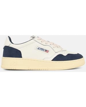 Autry 'Medalist Low' And Leather Sneakers - White