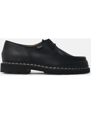 Paraboot 'Michael' Leather Loafers 'Lisse Noir' - Black