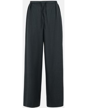 Loulou de Saison 'Cove' Virgin Wool Pants - Blue