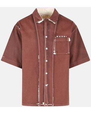 Marni Cotton Shirt - Red