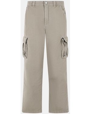 ERL Cotton Cargo Pants - Natural