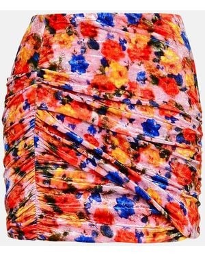 Isabel Marant Polyamide Miniskirt - Red
