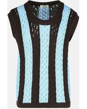 Laneus Cotton Vest - Black