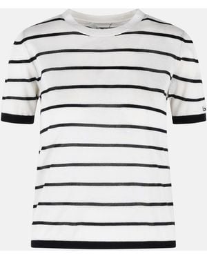 Max Mara 'Favetta' Cashmere And Silk T-Shirt - White