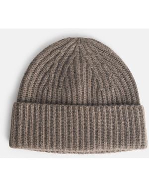 Lisa Yang 'Martigny' Truffle Cashmere Cap - Brown