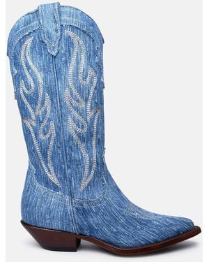 Sonora Boots Denim Boots - Blue