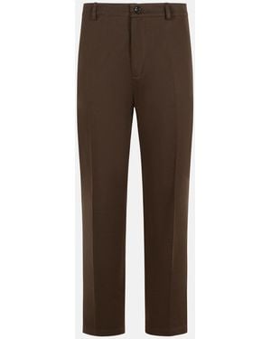 Burberry Cotton Pants - Brown